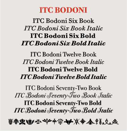 ITC Bodoni